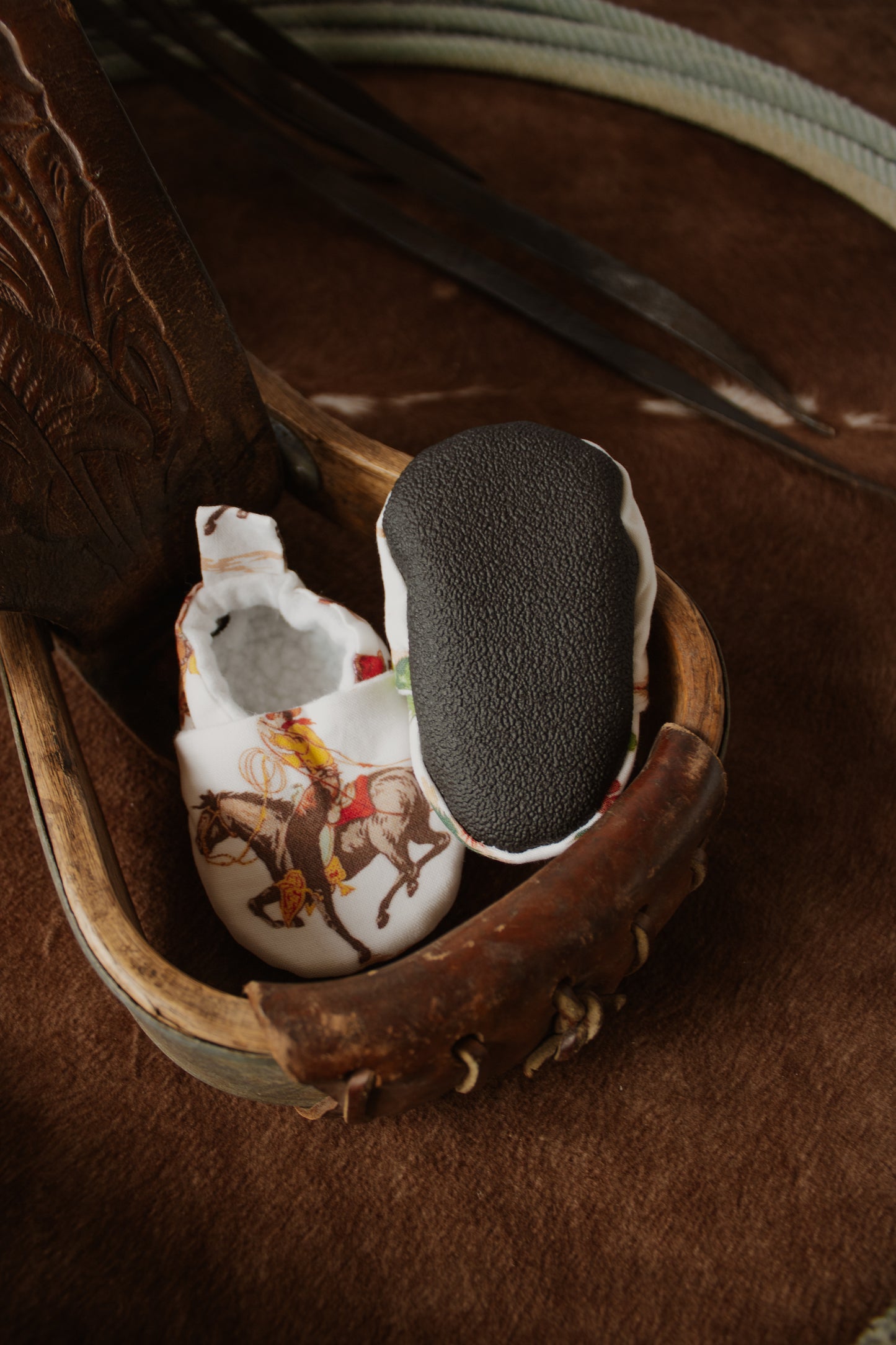 Vintage Rodeo Baby Shoes