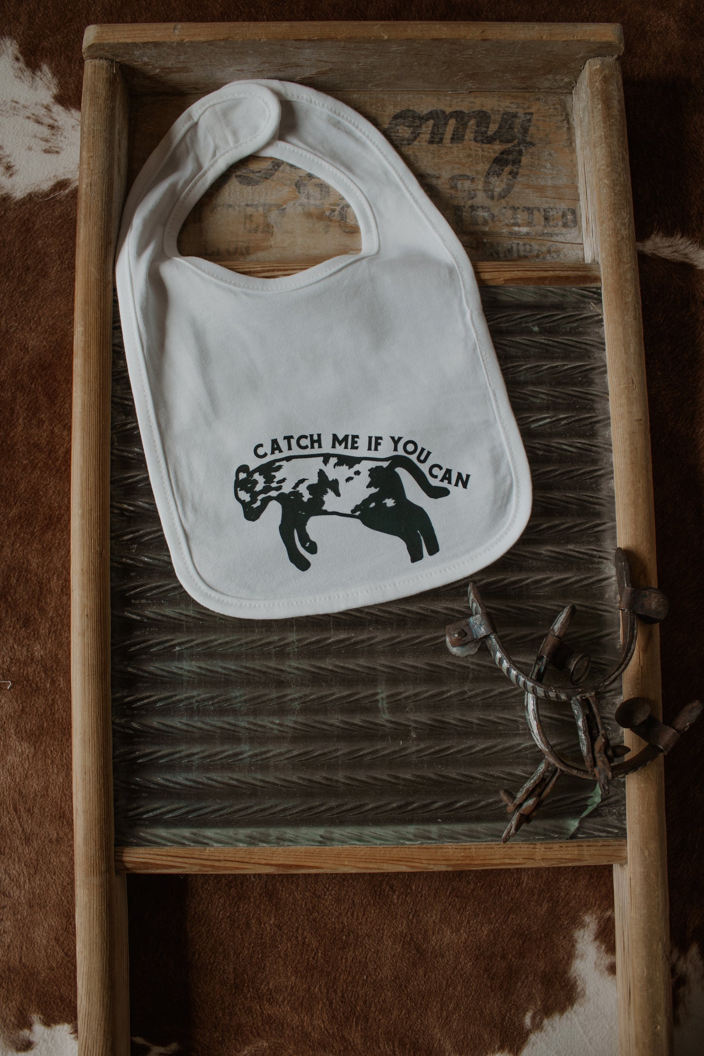Catch me if you can Bib - White