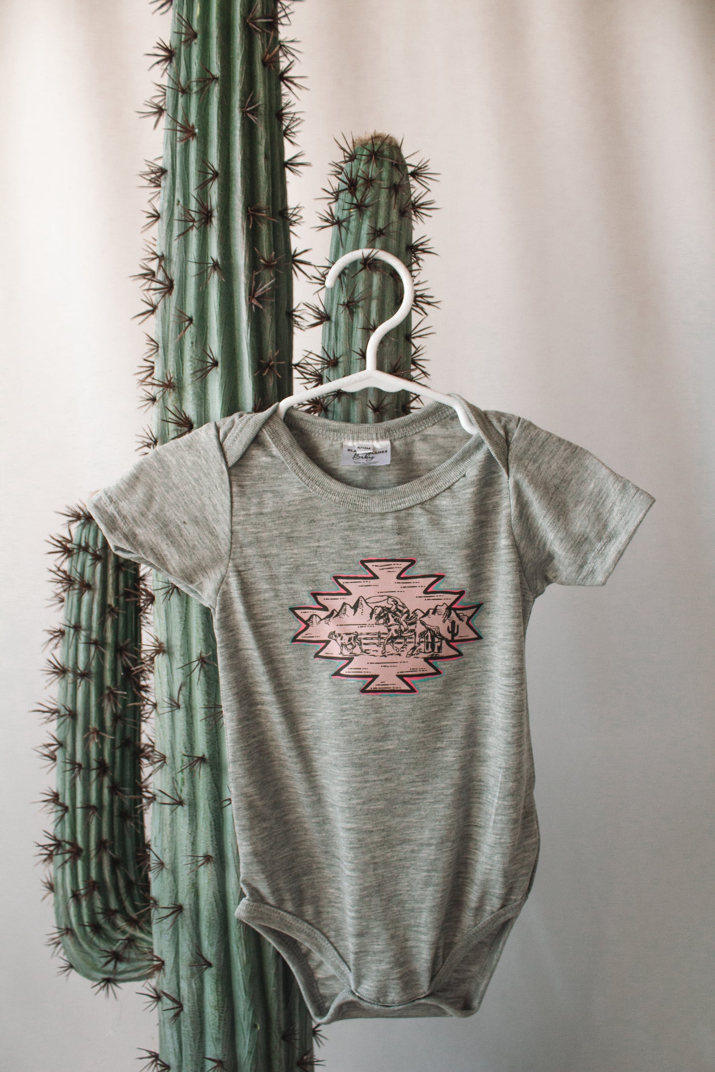6-12M Pink Aztec Tee