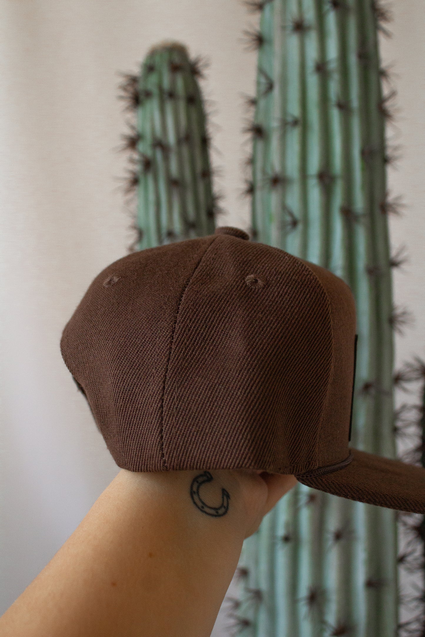 New to the Herd - Brown Snapback Hat