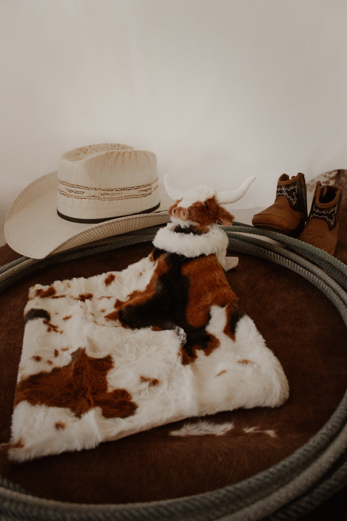Texas Longhorn Baby Plush Comforter