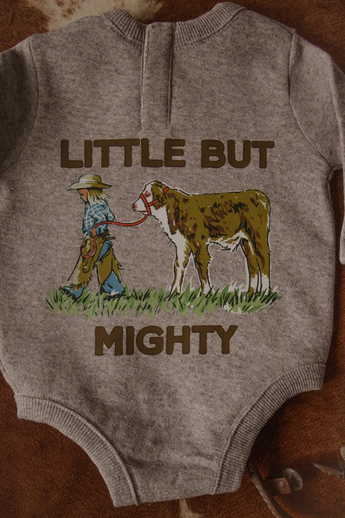 Little But Mighty Infant Fleece Crewneck Sweatshirt PREORDER - SHIPS IN 5 BUSINESS DAYS