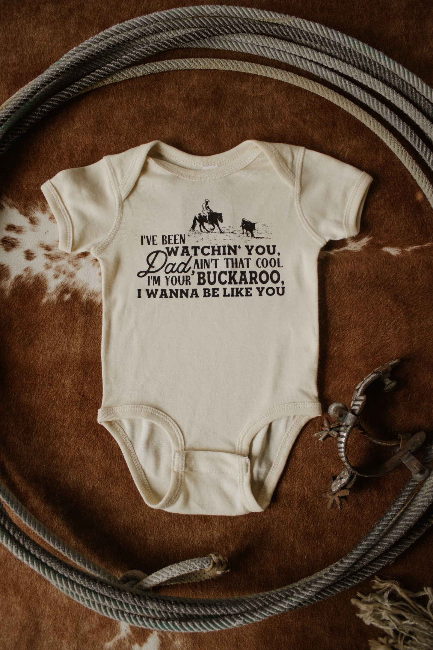 I’ve Been Watching You Onesie - Cream