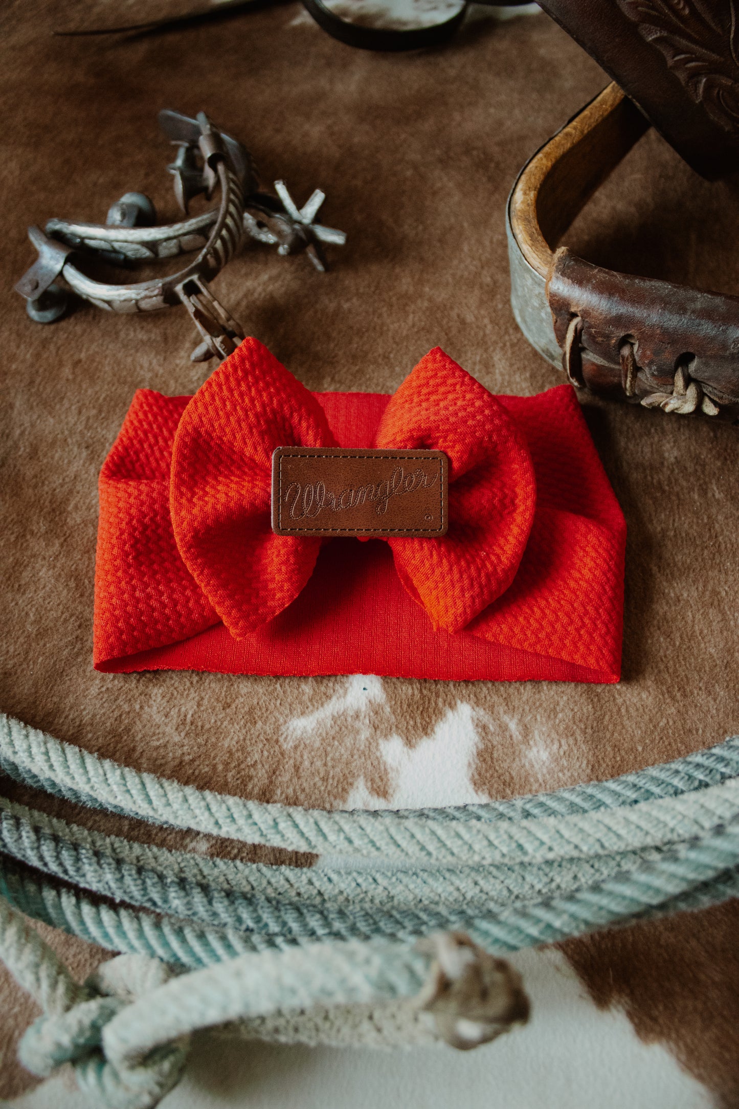 Red Wrangler Patch Bow