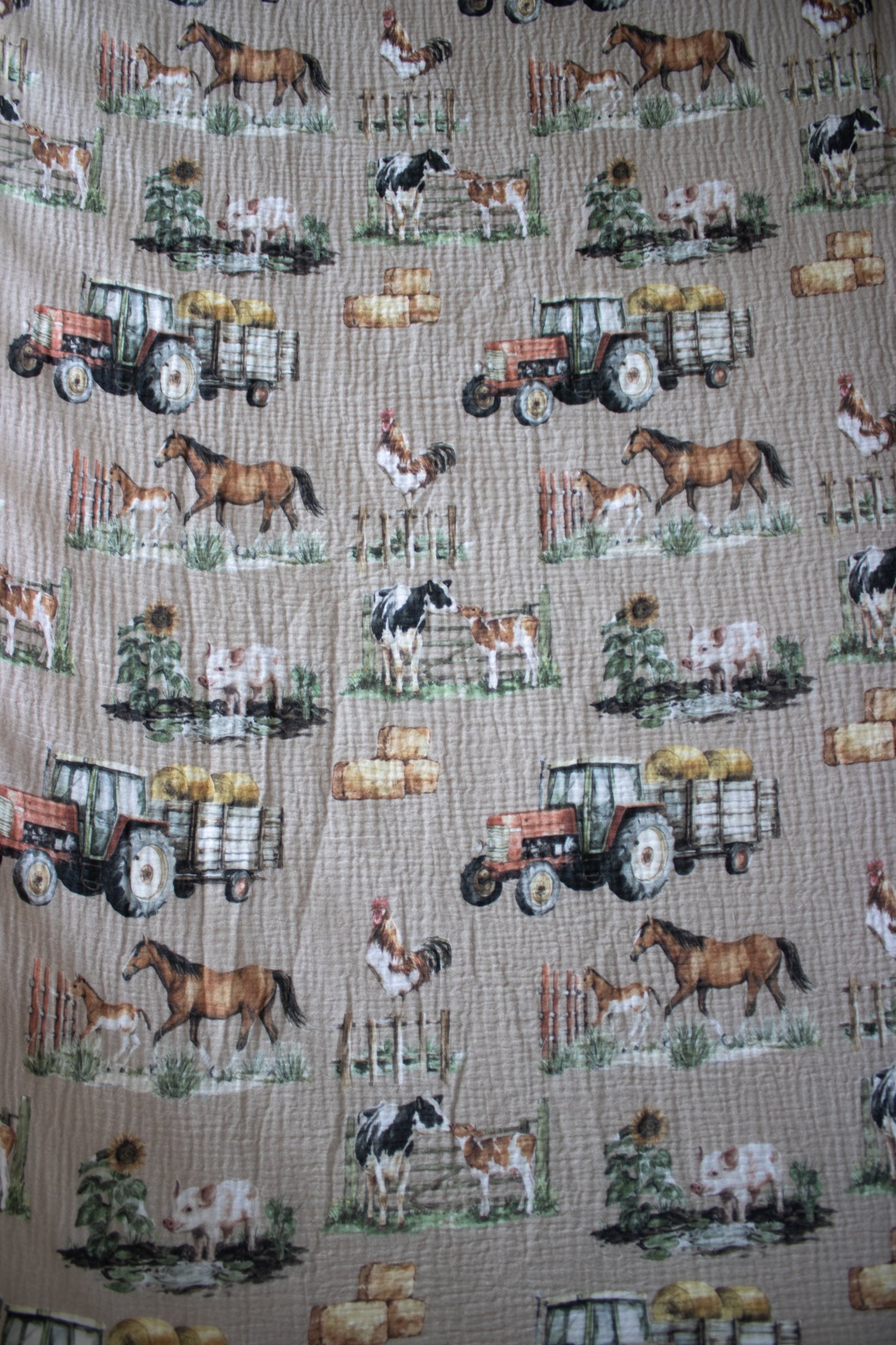 Farmyard Crib Sheet
