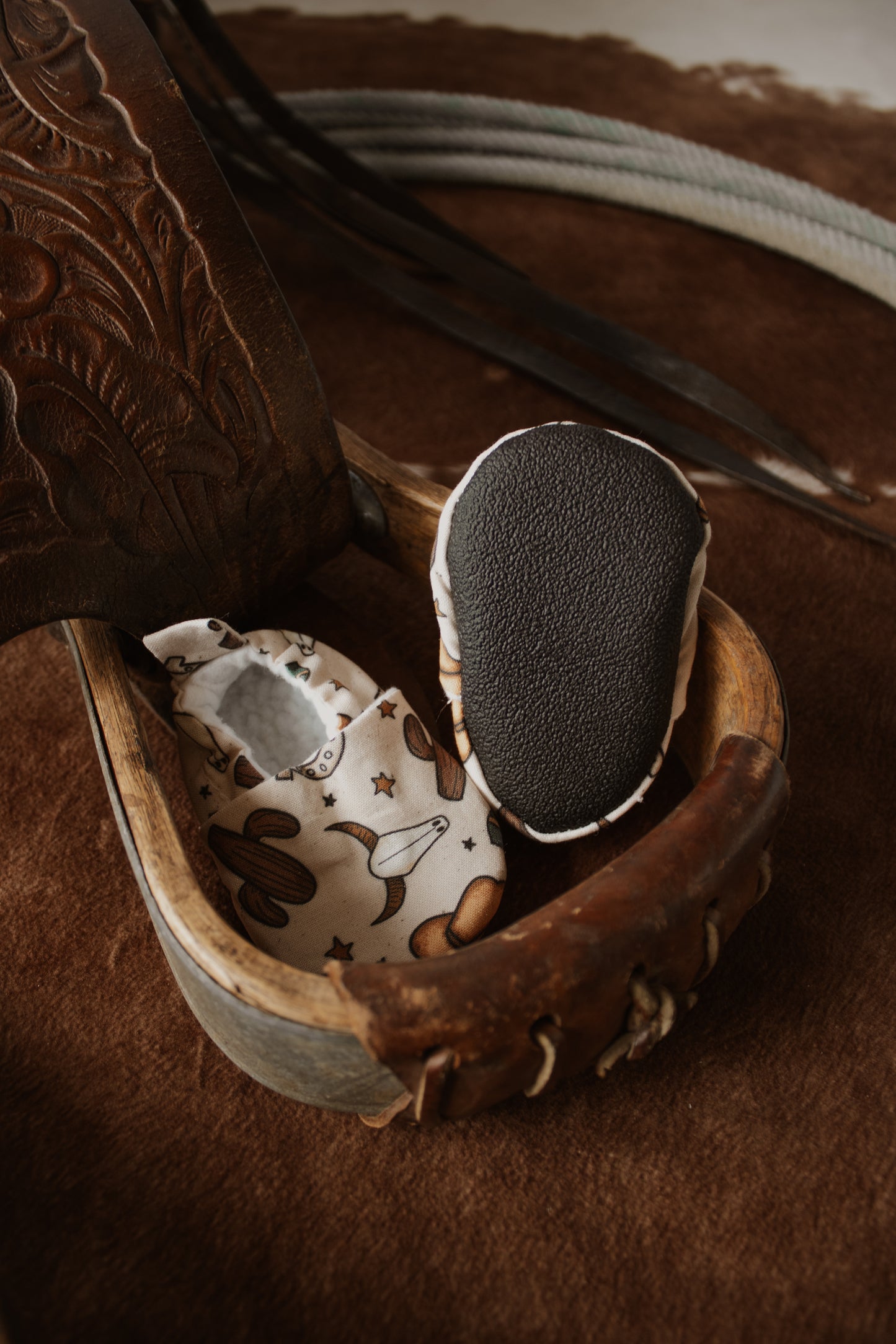 Western Rodeo Baby Shoes
