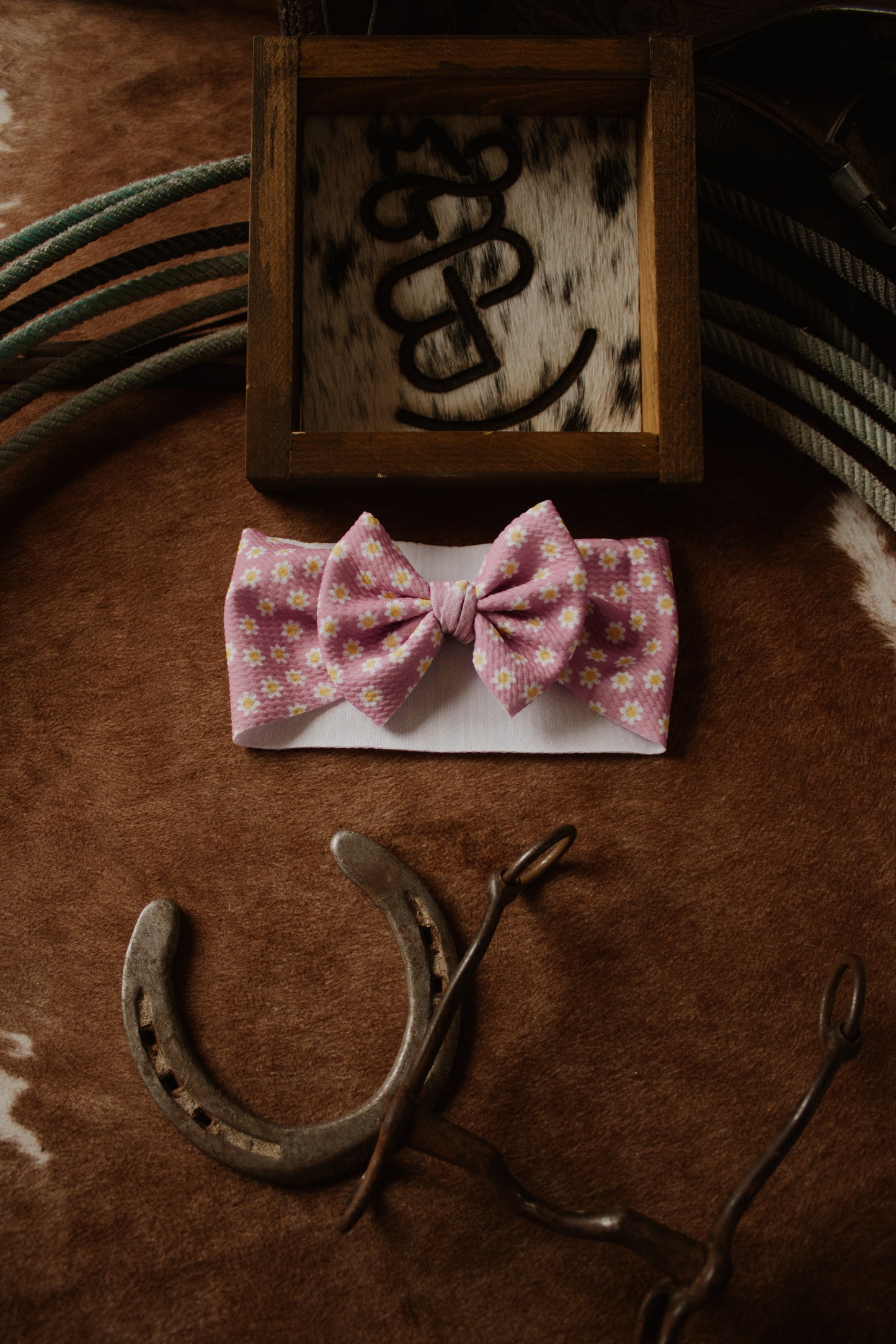 Mini Flowers Headwrap Bow