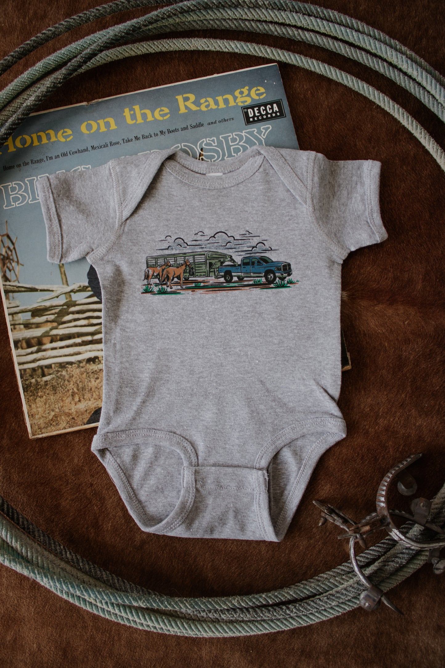 Horse Trailer Onesie