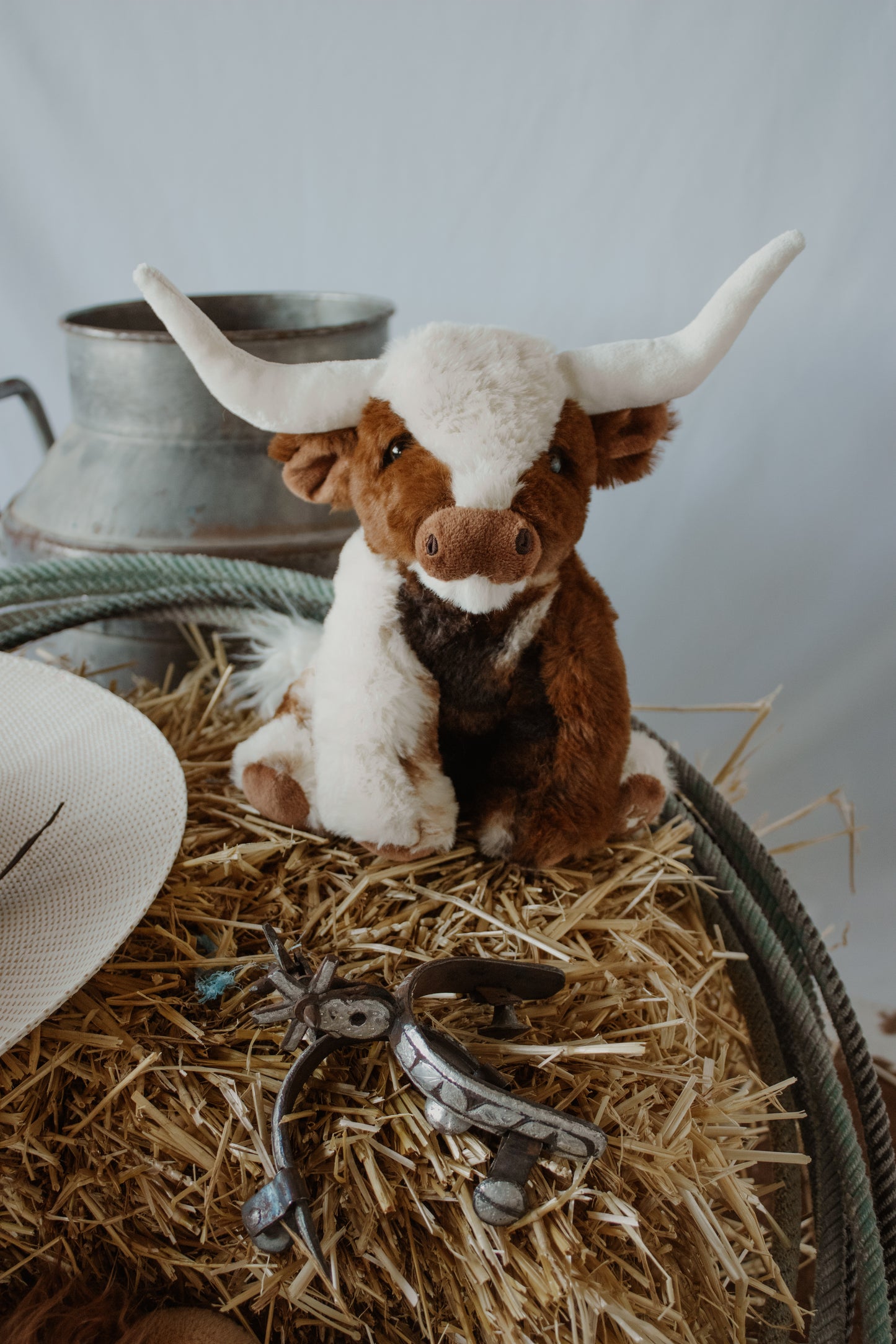 Longhorn Cow Plush - 18 cm