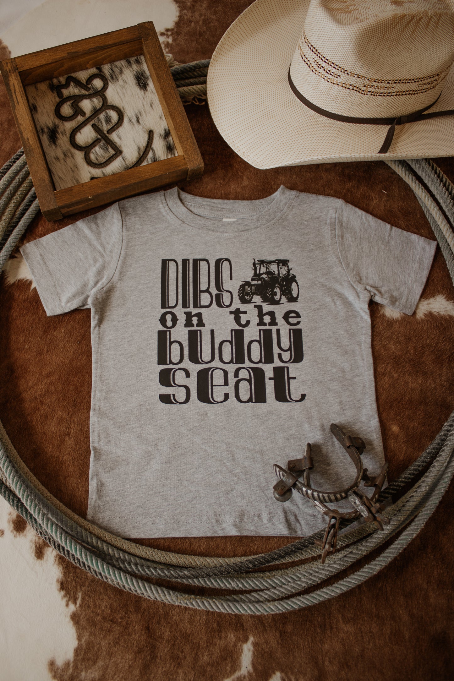 Buddy Seat Toddler Tee - Grey