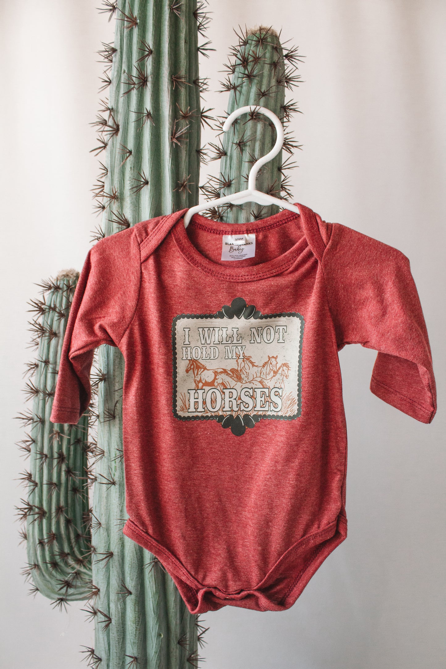 3-6M Hold my Horses Tee