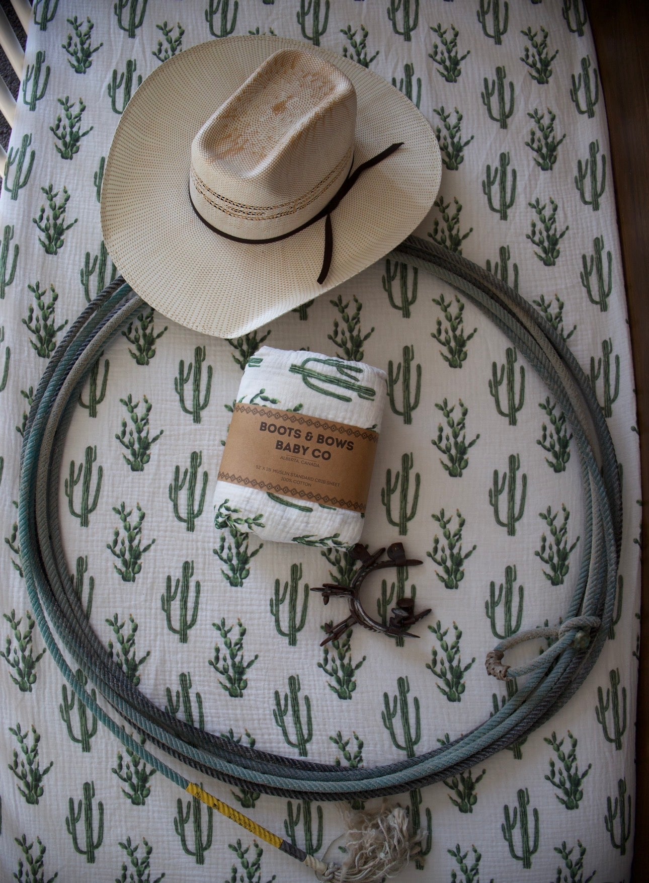 Cactus Crib Sheet