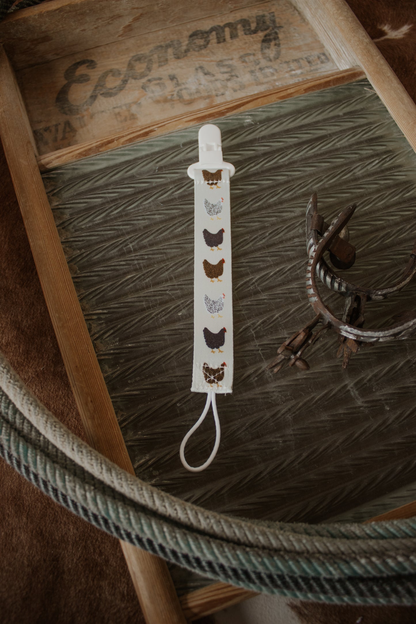 Backyard Chickens Paci Clip