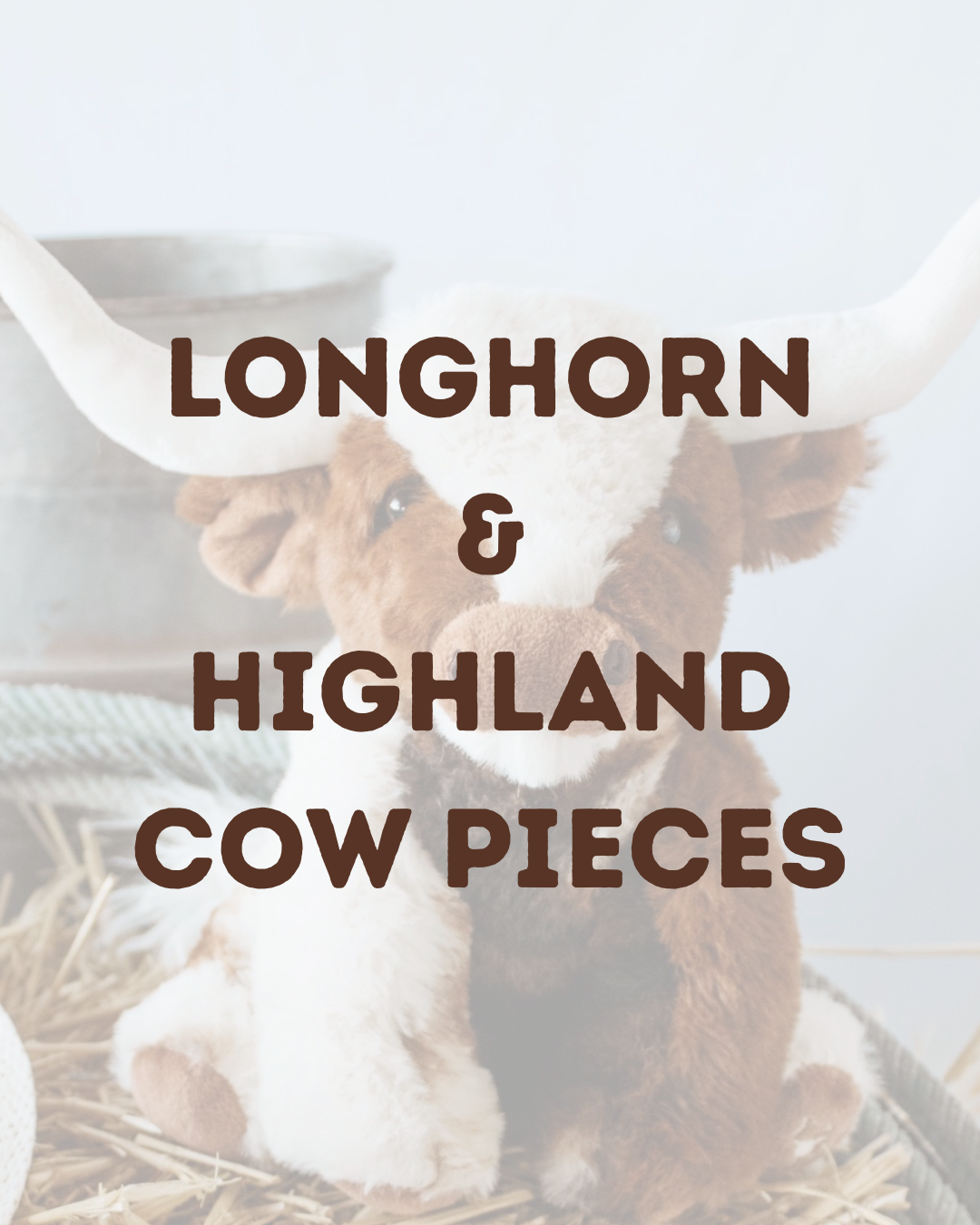 Longhorn & Highland Cow Pieces