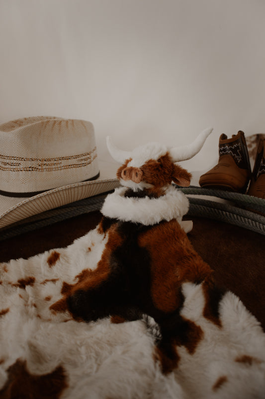Texas Longhorn Baby Plush Comforter
