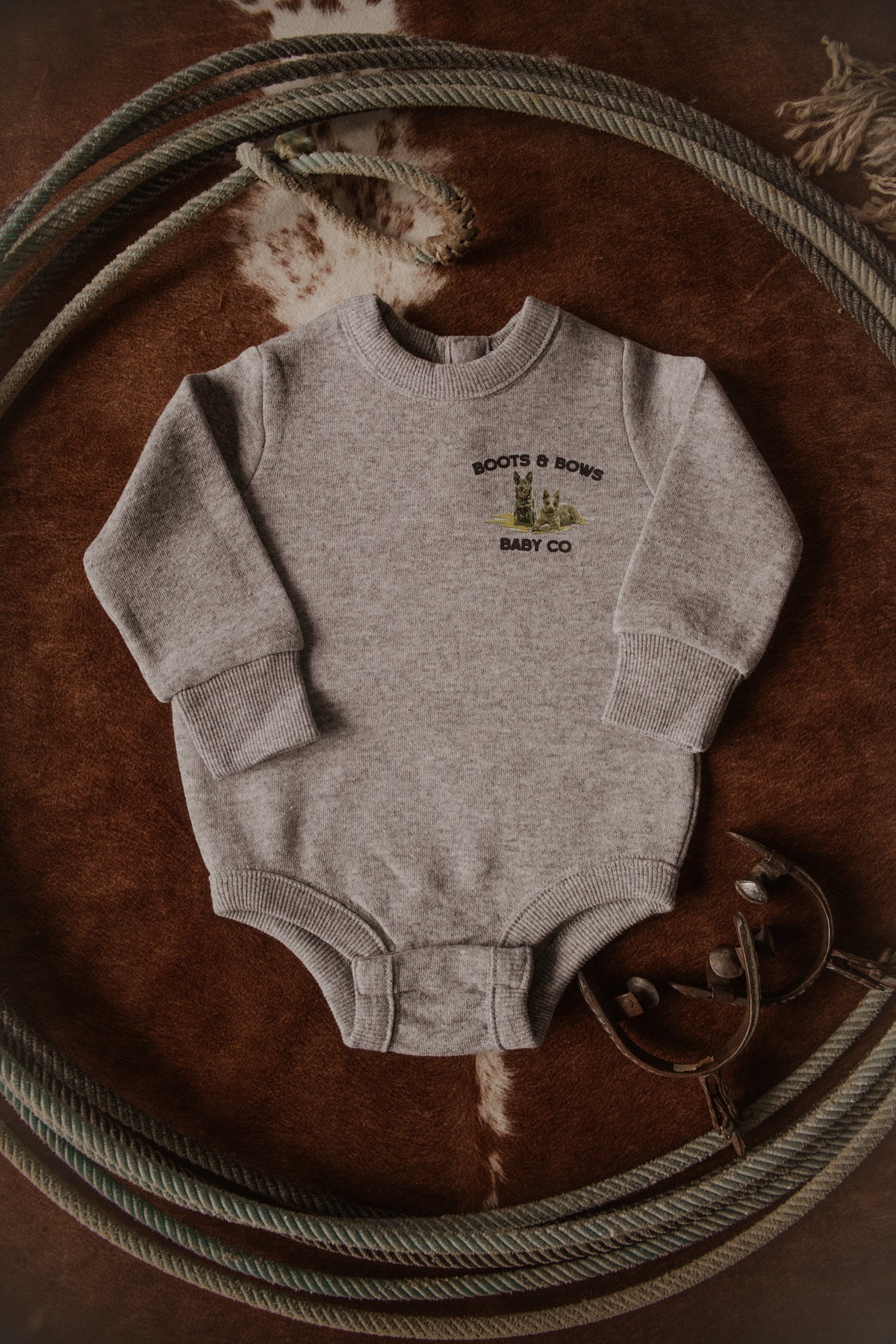 Raised With The Cows Infant Fleece Crewneck Sweatshirt PREORDER - SHIPS IN 5 BUSINESS DAYS