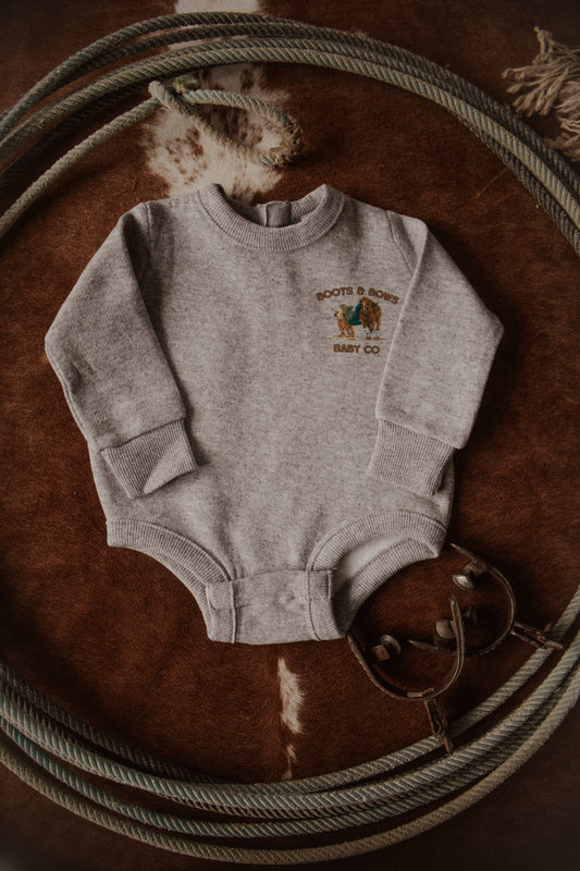 Wild Child Open Infant Fleece Crewneck Sweatshirt PREORDER - SHIPS IN 5 BUSINESS DAYS