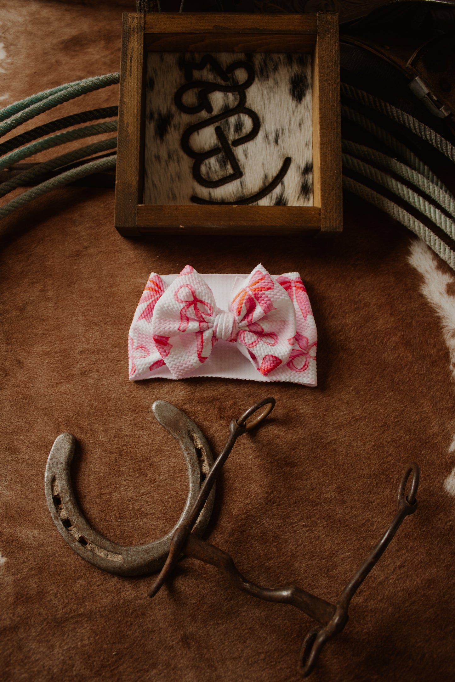 Pink Bows Headwrap Bow