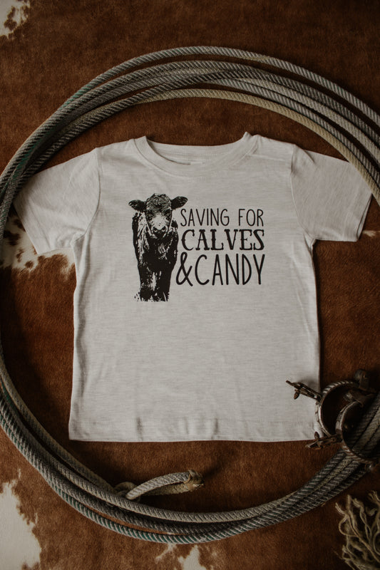 Saving For Toddler Tee - Ash Grey