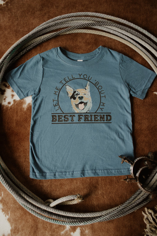 Best Friend Toddler Tee - Blue