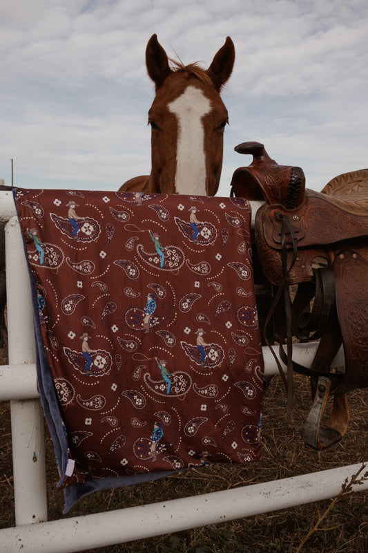 Roping The West Blanket