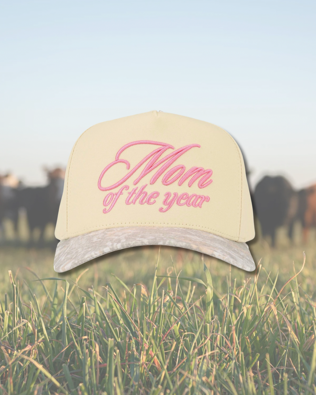 Mom of the Year Embroidered SnapBack Trucker Hat
