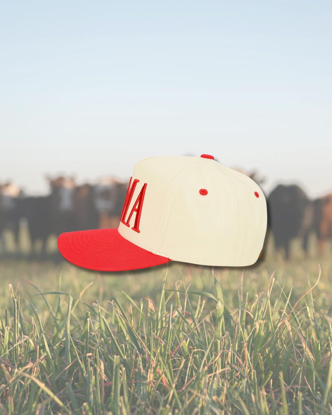 Red Mama Embroidered SnapBack Trucker Hat