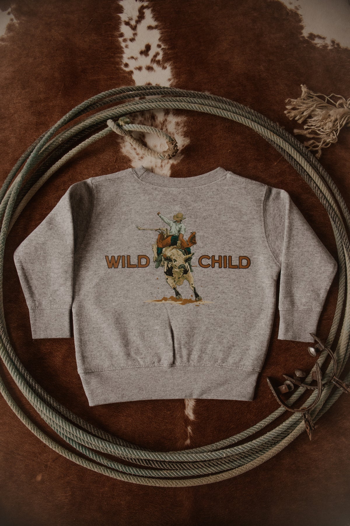Wild Child Toddler Fleece Crewneck Sweatshirt PREORDER - SHIPS IN 5 BUSINESS DAYS