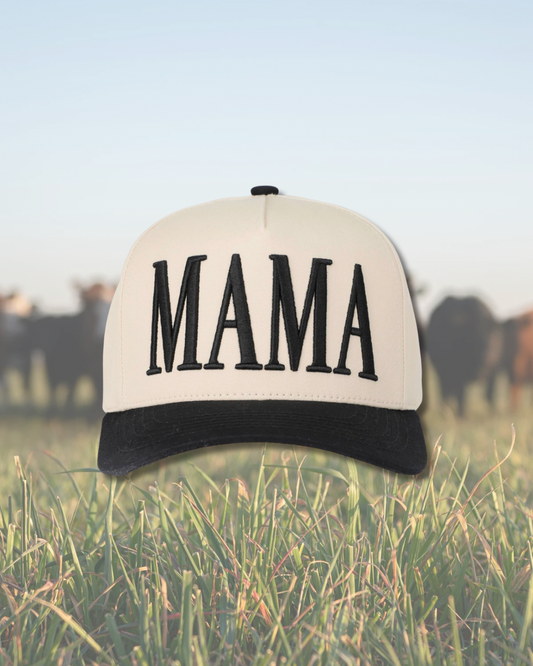 Black Mama Embroidered SnapBack Trucker Hat