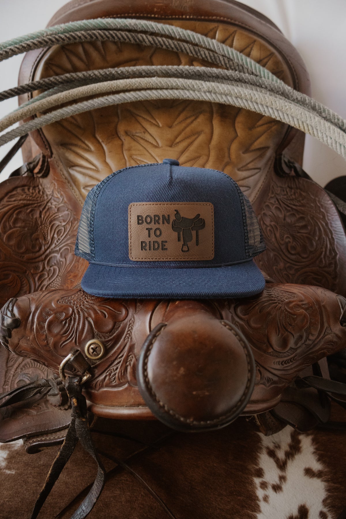 Born to Ride Infant Hat