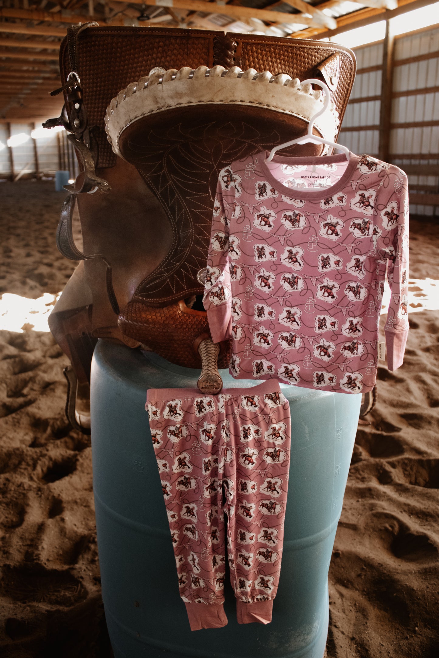 Roped & Branded Dusty Mauve Toddler Set