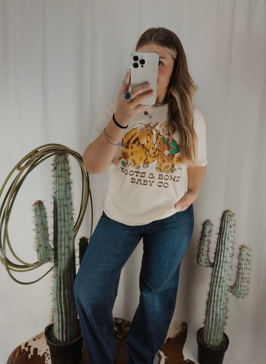 Boots & Bows Baby Co Adult Tee