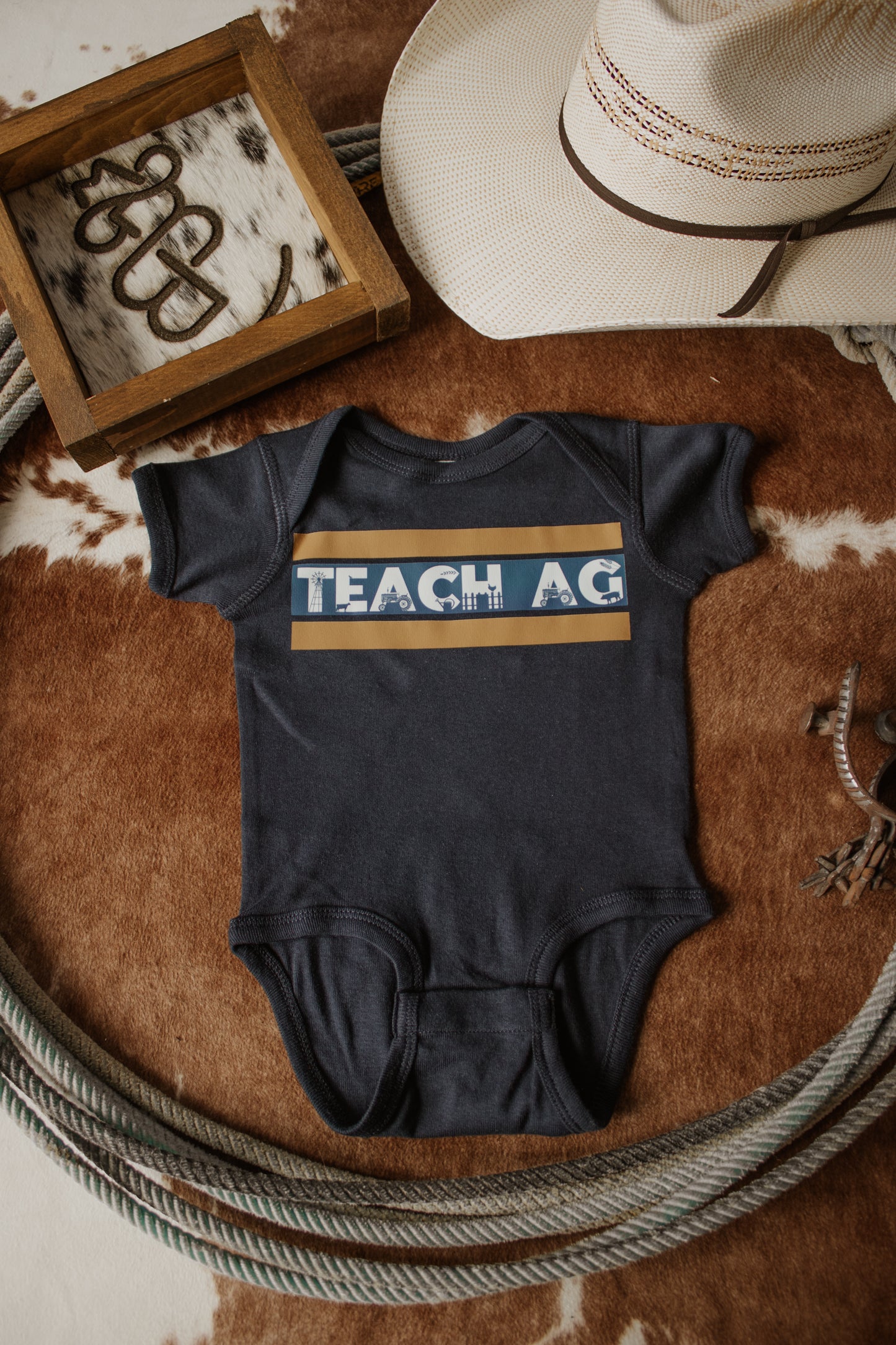 Teach AG Onesie - Navy