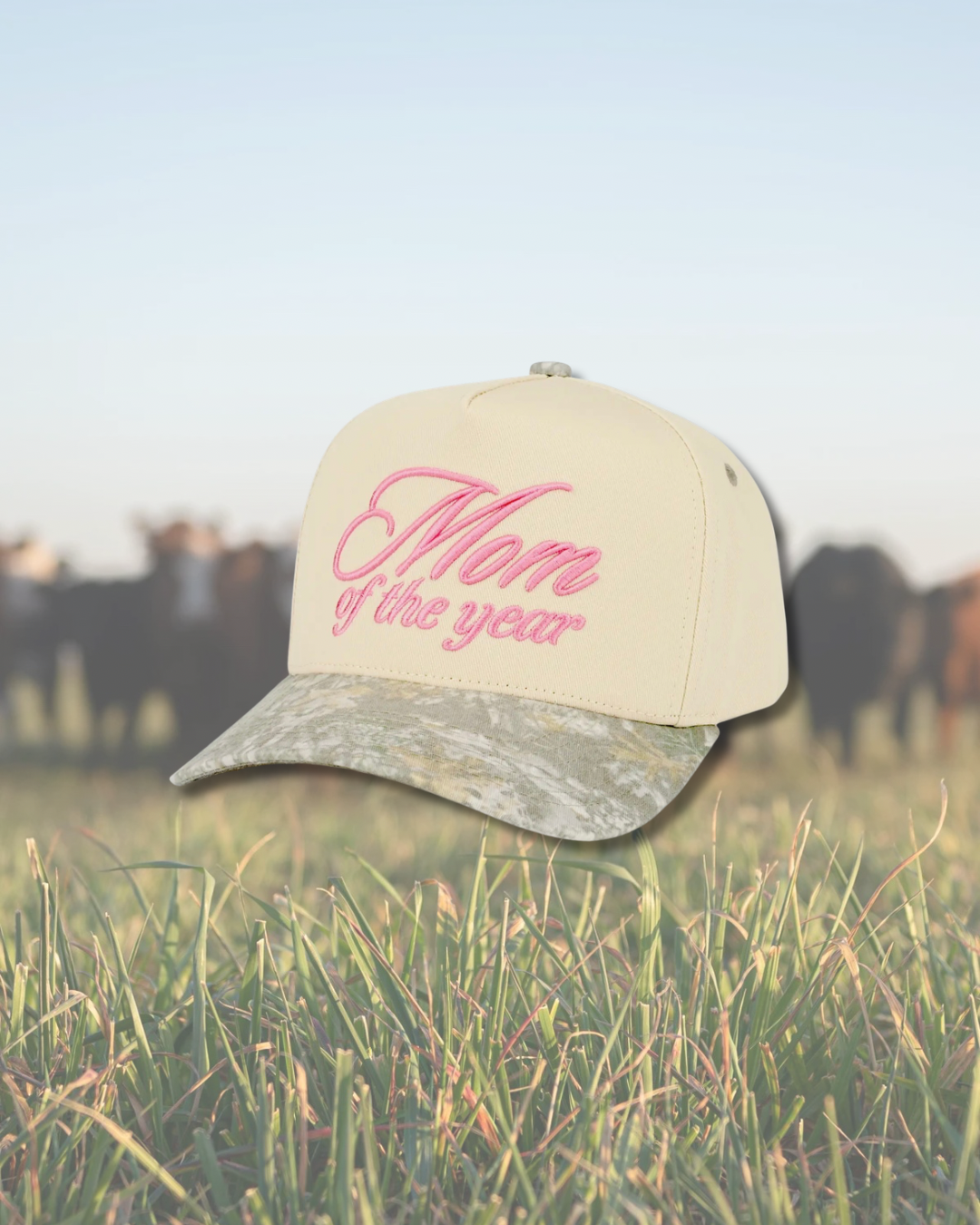 Mom of the Year Embroidered SnapBack Trucker Hat