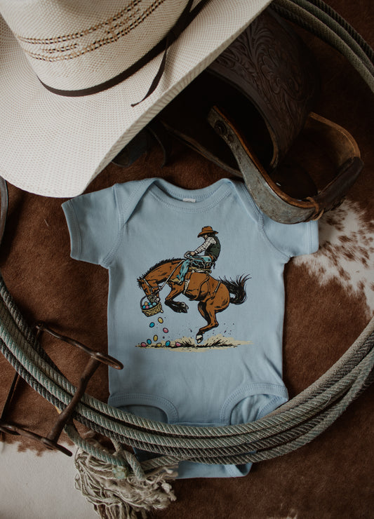 Easter Bronc Onesie