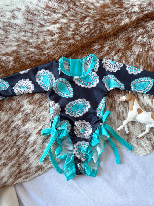 Turquoise Swimsuit
