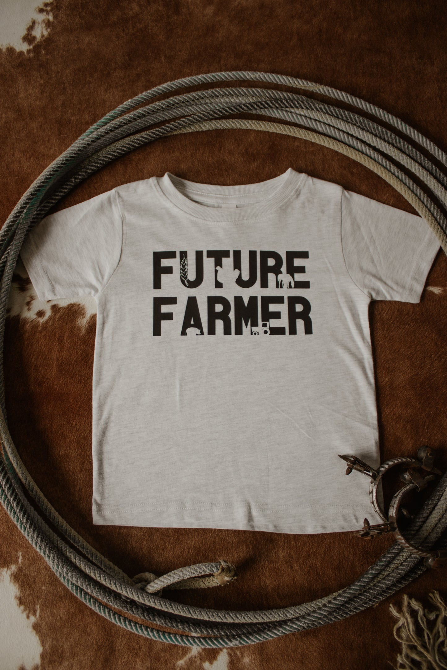 Future Farmer Toddler Tee - Ash Grey