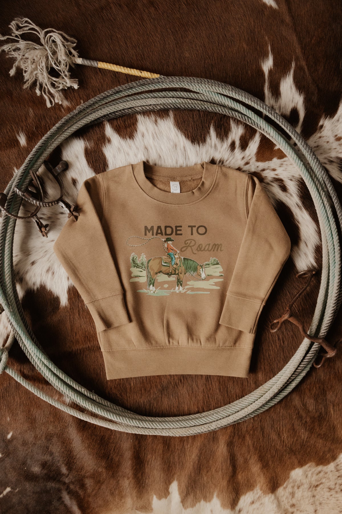 Made To Roam Toddler Fleece Crewneck Sweatshirt