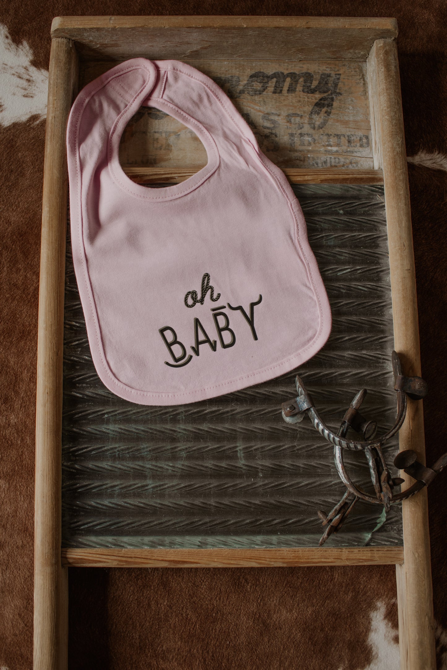 Oh Baby Bib - Pink