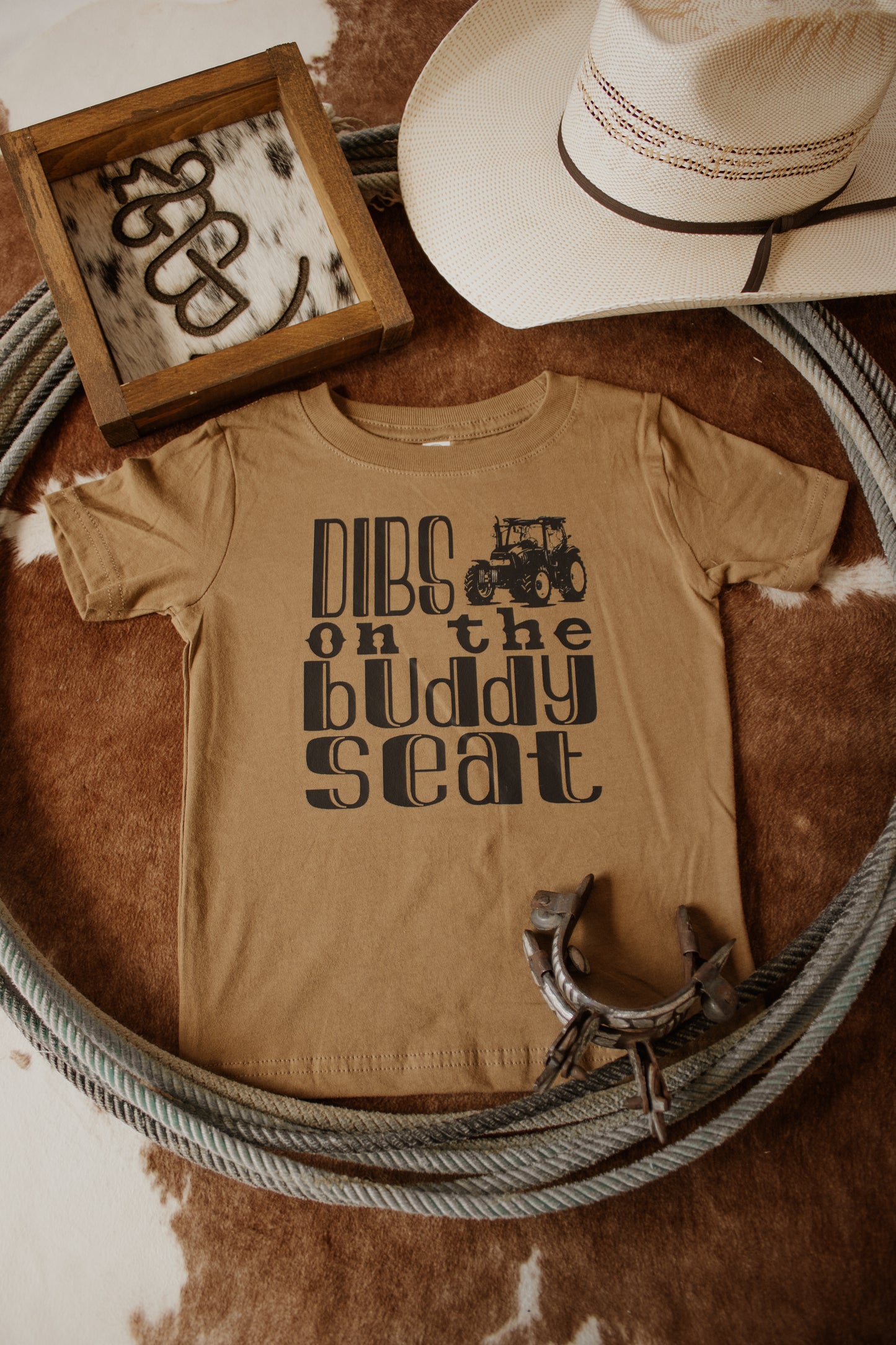 Buddy Seat Toddler Tee - Brown