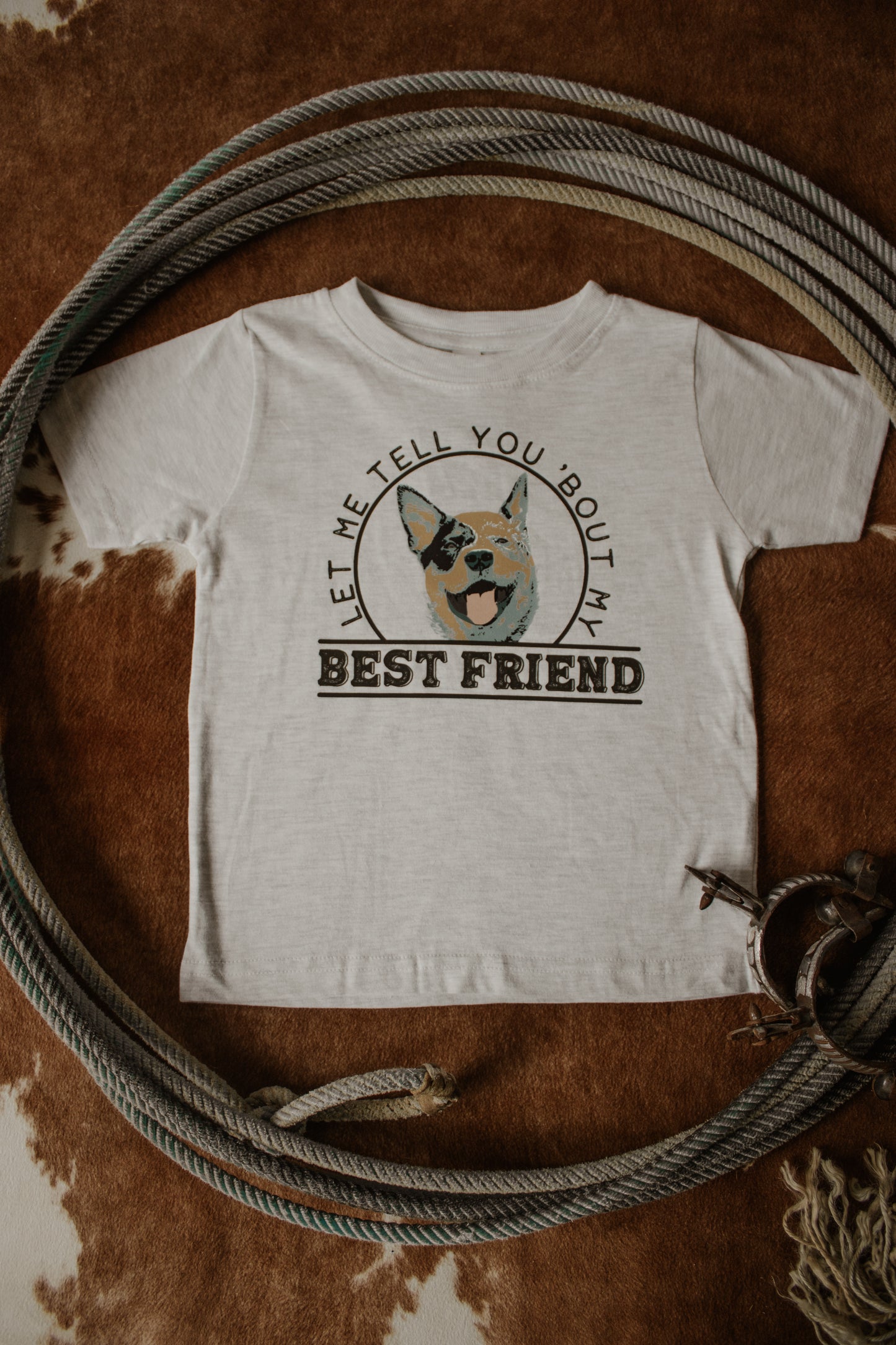 Best Friend Toddler Tee - Ash Grey