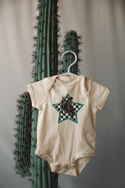 6M Checkered Star Tee