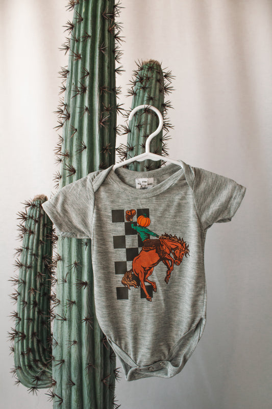 0-3M Checkered Bronc Tee