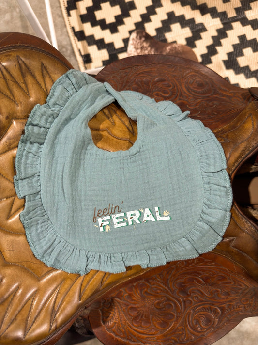 Feelin’ Feral Muslin Bib