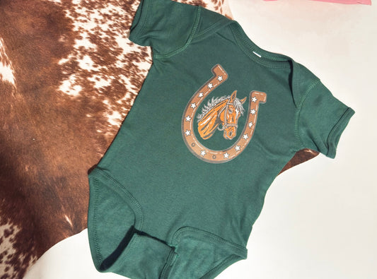 Horseshoe Onesie - 18M