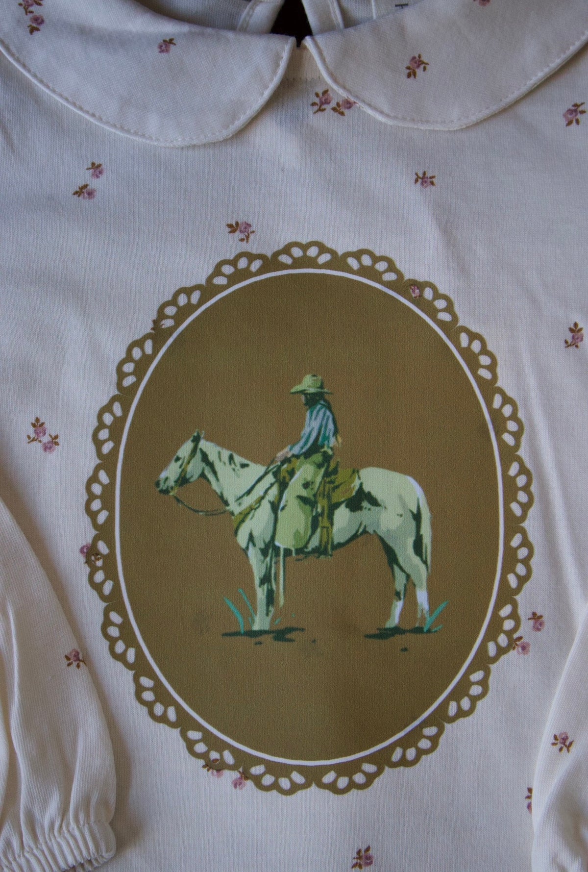 Long Sleeve Peter Pan Collared Toddler Top