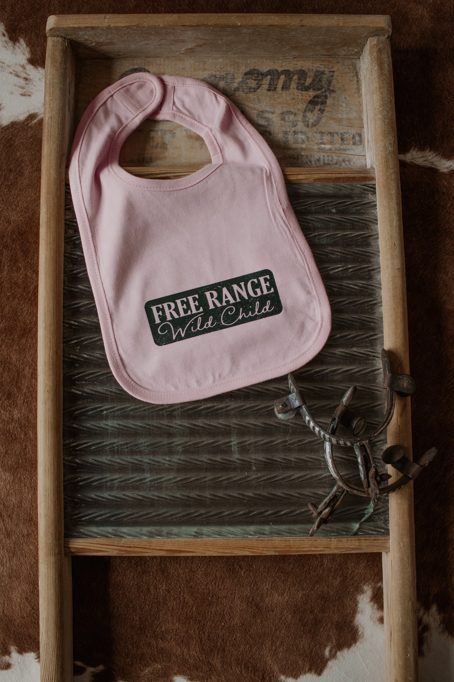 Free Range Wild Child Bib - Pink