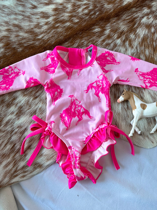 All Around Pink Swimsuit