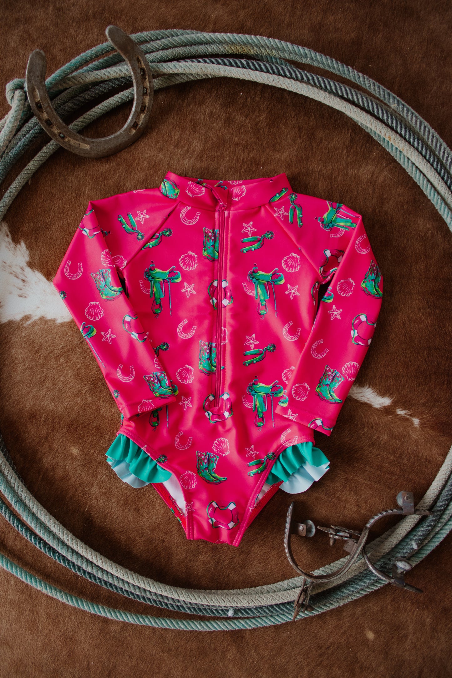 Neon Western Swimsuit