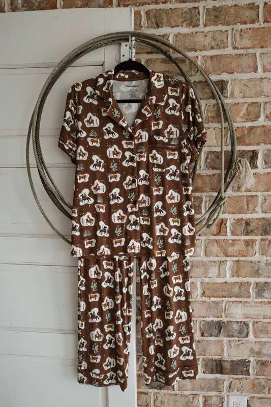 Ranchin’ Around Adult Sleep Set